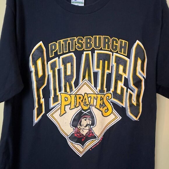 Vintage Pittsburg Pirates MLB 1991 Graphic T-Shirt Size Large Y2K - Picture 7 of 7